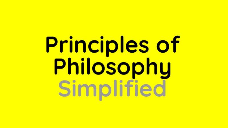 The Principles of Philosophy